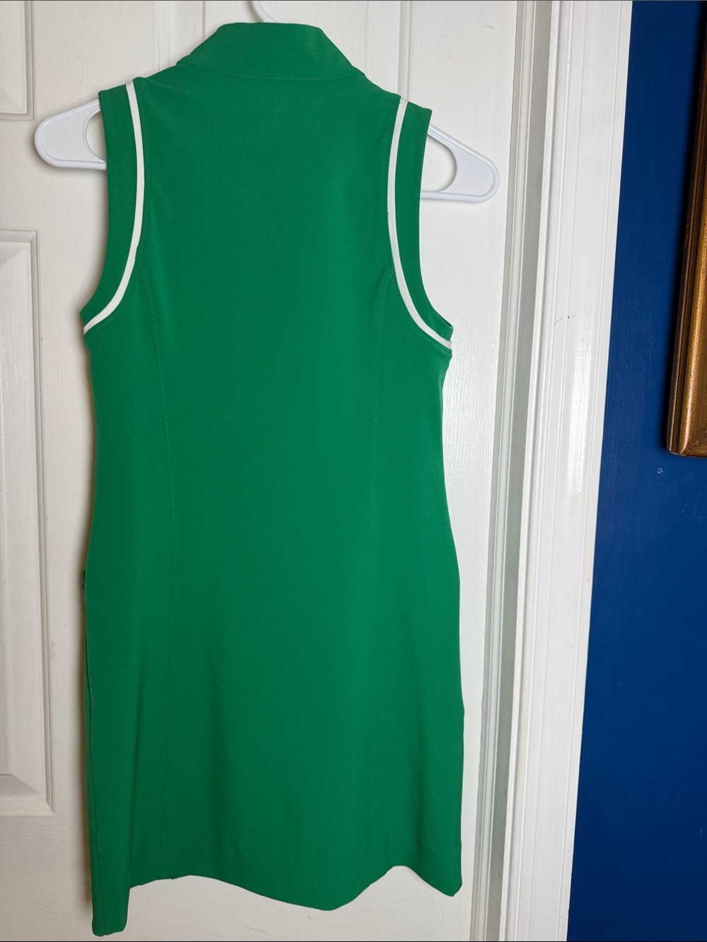 NWOT LILLY PULITZER Luxlletic FIDDLE LEAF GREEN* UPF 50+ Kathy Dress Size 00 - Picture 8 of 9